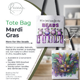 Mardi Gras-handväska Tygkasse
