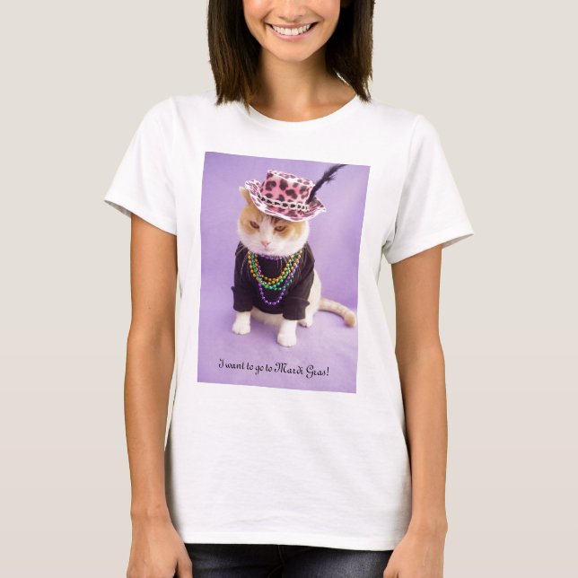 Mardi Gras, här kommer jag! T Shirt (Framsida)