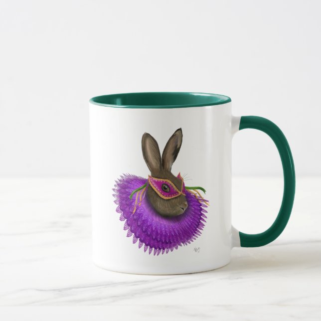 Mardi Gras Hare 2 Mugg (Höger)