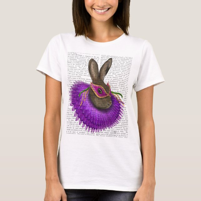 Mardi Gras Hare 2 T-shirt (Framsida)