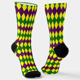 Mardi Gras Harlequin Diamond Mönster