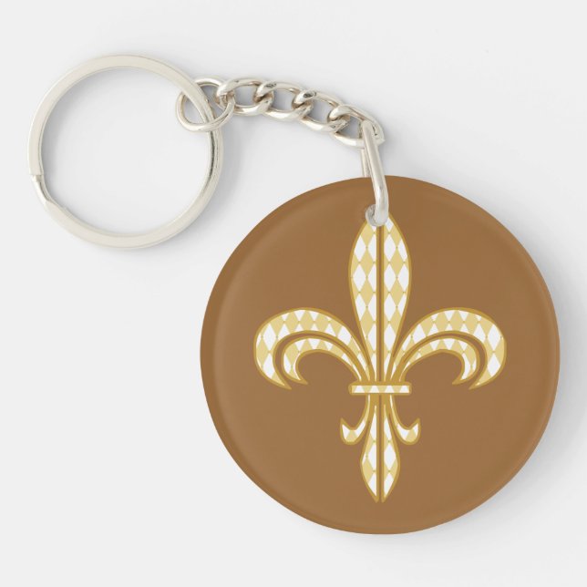Mardi Gras Harlequin Fleur De Lis (Framsidan)