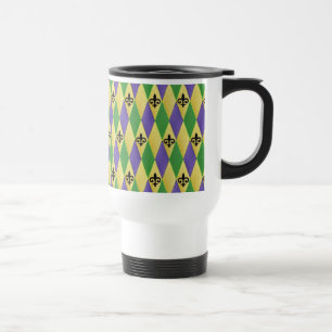 Mardi Gras Harlequin Fleur De Lis Resemugg
