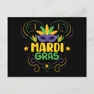 Mardi Gras Helg Vykort