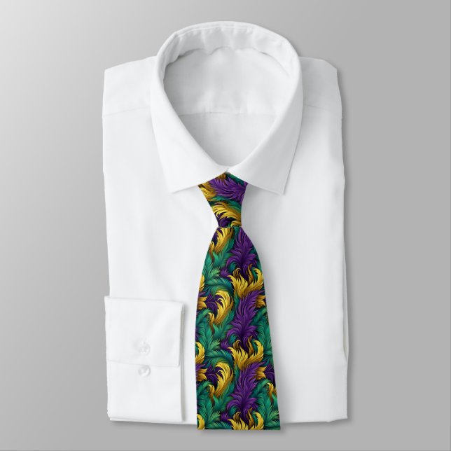Mardi Gras herrkrage  Slips (Bunden)