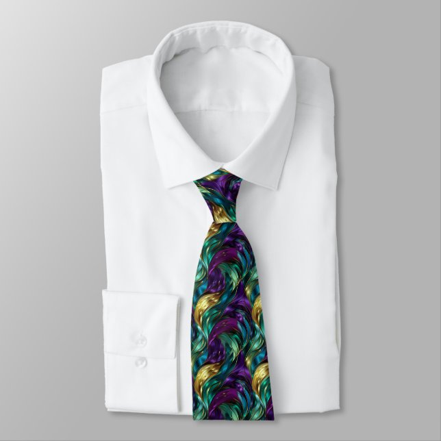 Mardi Gras herrkrage  Slips (Bunden)