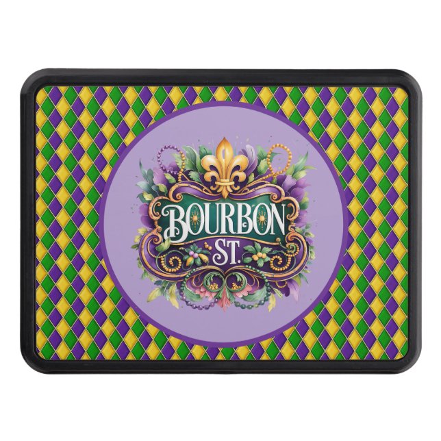 Mardi Gras Hitch Cover Dragkroksskydd (Framsidan)