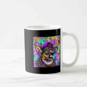 Mardi Gras Hjort Jakt New Orleans Kamouflage Män Kaffemugg