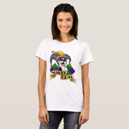 Mardi Gras Hund Tee Shirt