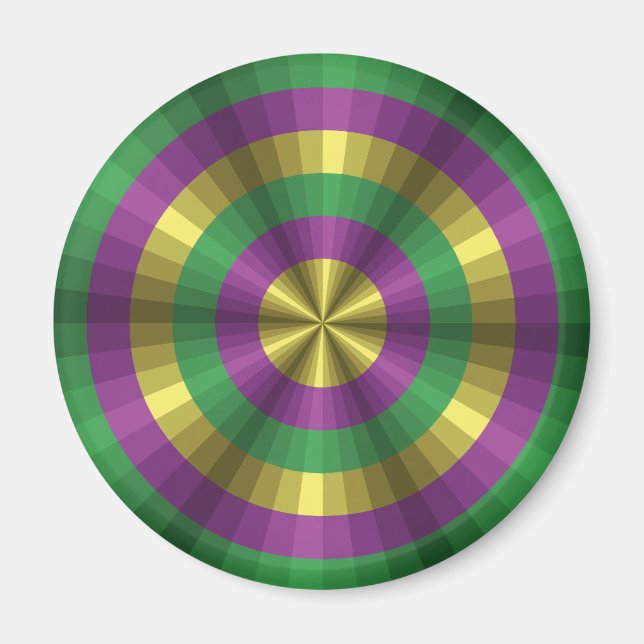 Mardi Gras Illusion Magnet (Framsidan)