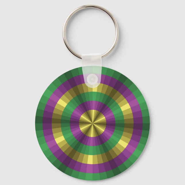 Mardi Gras-illusion nyckelring (Framsida)