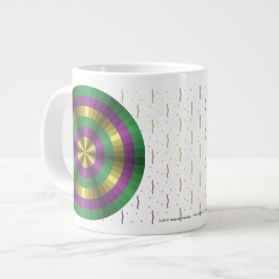 Mardi Gras Illusion Specialty Mugg Jumbo Mugg