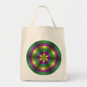 Mardi Gras Illusion Tote Bag Tygkasse