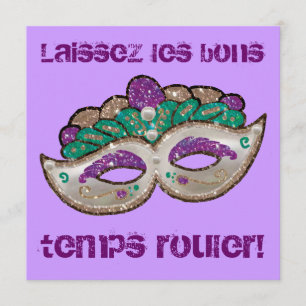 Mardi Gras inbjudan
