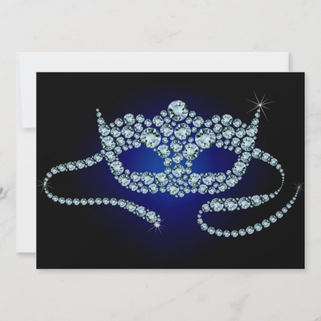 Mardi Gras-inbjudan - SRF Inbjudningar (Framsida)