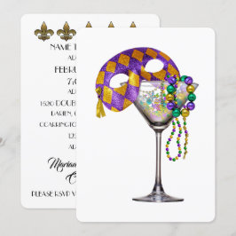Mardi Gras - Inbjudan till Cocktail-partiet