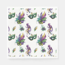 Mardi Gras Inspired Papper Napkins Pappersservett