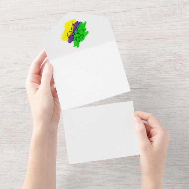 MARDI GRAS INVITATIONS (Avrivbar del)