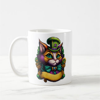 Mardi gras kaffe mugg