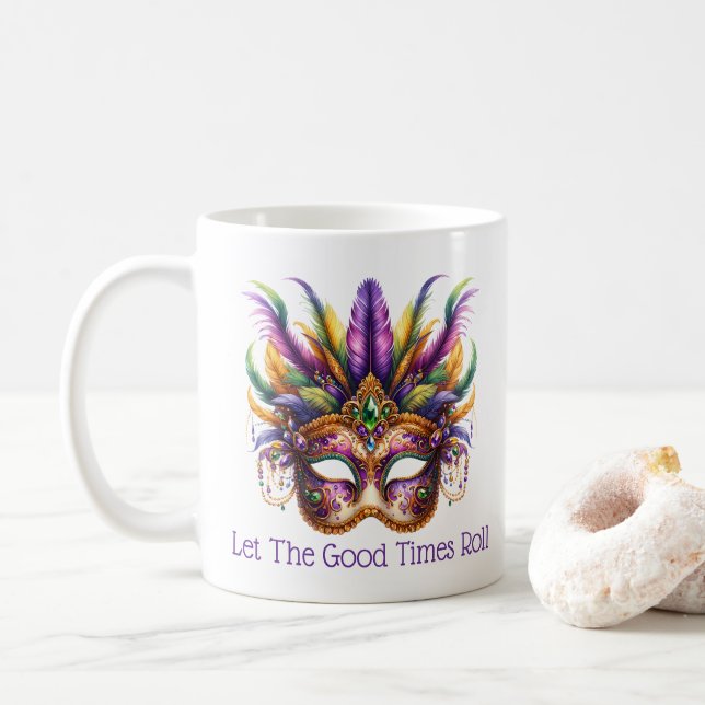 Mardi Gras  Kaffemugg (Med munk)