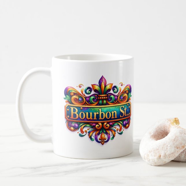 Mardi Gras  Kaffemugg (Med munk)