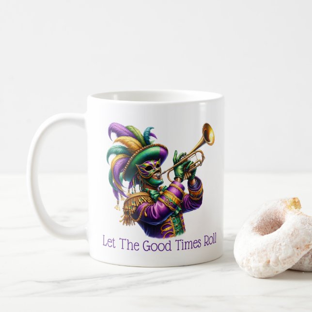 Mardi Gras  Kaffemugg (Med munk)