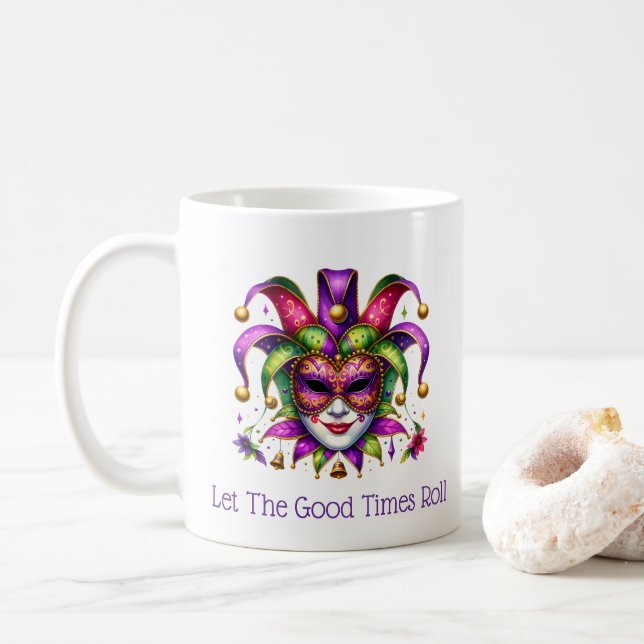 Mardi Gras  Kaffemugg (Med munk)