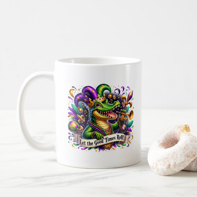 Mardi Gras  Kaffemugg (Med munk)