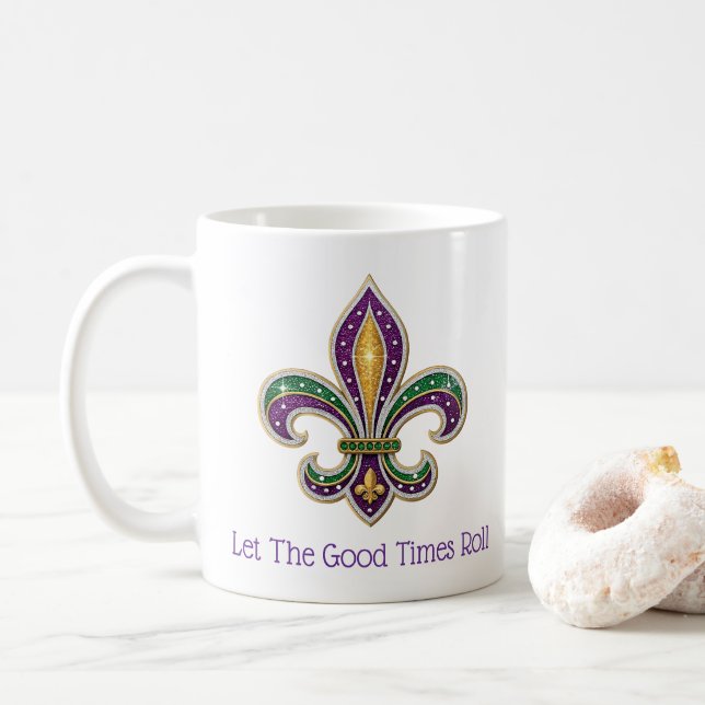 Mardi Gras  Kaffemugg (Med munk)