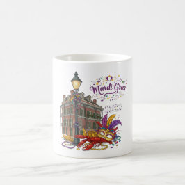 Mardi Gras Kaffemugg