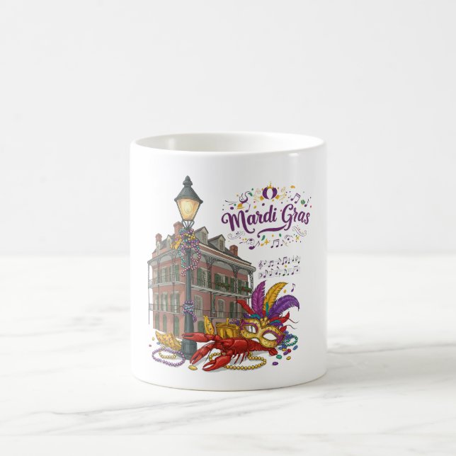 Mardi Gras Kaffemugg (Center)