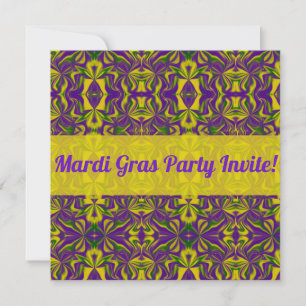 Mardi Gras Kaleidoscope Anteckningskort