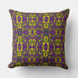 Mardi Gras Kaleidoscope Kudde