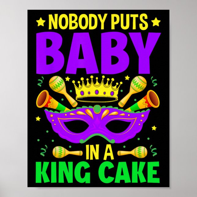 Mardi Gras karnevalfirande - Ingen sätter  Poster (Framsidan)