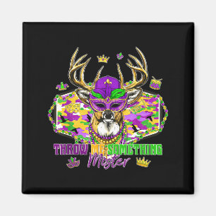 Mardi Gras Kasta Något På Mig Mister Hjortjakt Poj Magnet