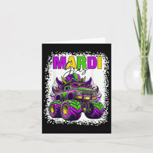 Mardi Gras Kids Outfit Monster Lastbil 2025 Småbar Kort