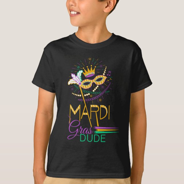 Mardi Gras Killen Kids Tshirt T Shirt (Framsida)