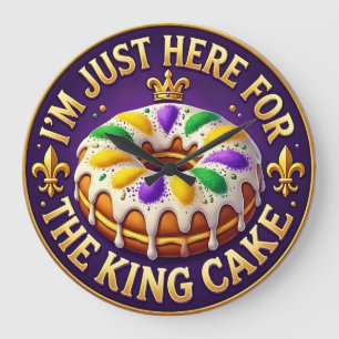Mardi Gras King Cake-fest Stor Klocka