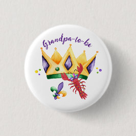 Mardi Gras King Crown Grandpa-to-be Knapp