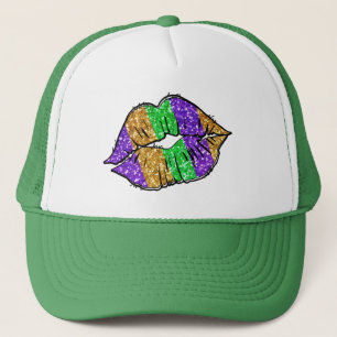 Mardi Gras Kiss Truckerkeps