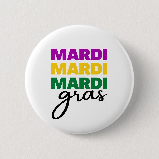 Mardi Gras Knapp (Framsida)
