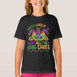 Mardi Gras kommer troligen äta upp hela King Cake T Shirt