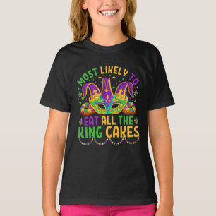 Mardi Gras kommer troligen äta upp hela King Cake T Shirt