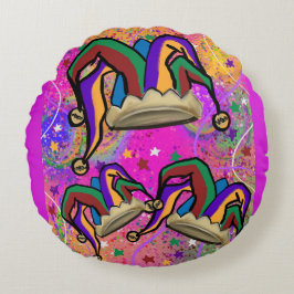 MARDI GRAS KONST   RUND KUDDE