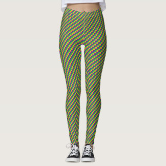Mardi Gras kontrollördamasker Leggings