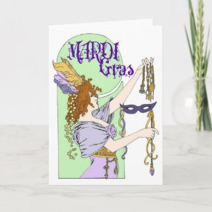 Mardi Gras kort