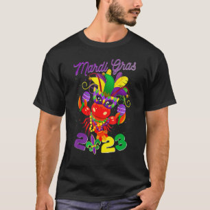 Mardi Gras Kräftor 2023 Parad Carnival Fleur D T Shirt