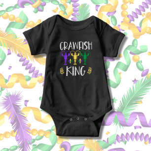 Mardi Gras Kräftor Kung Cute T Shirt