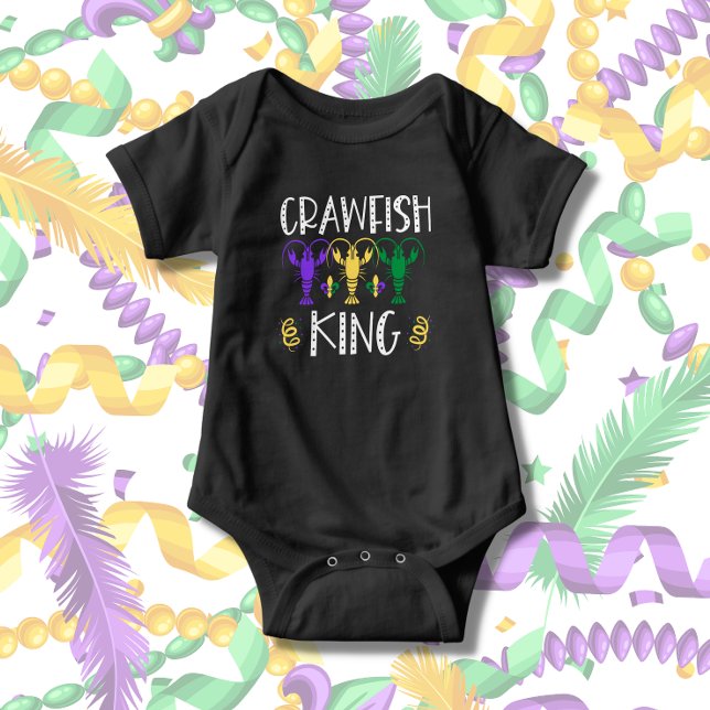 Mardi Gras Kräftor Kung Cute T Shirt (Skapare uppladdad)