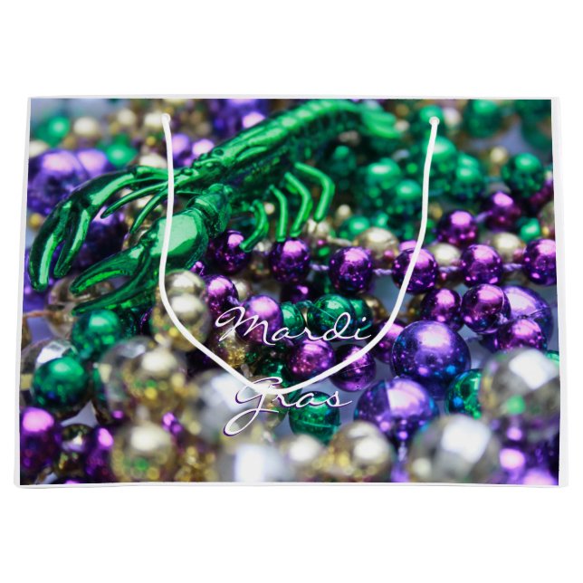 Mardi Gras Kräftor Party Favor Customize Gift Bag (Framsidan)